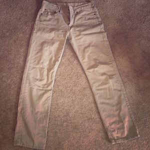 Khaki Levi Jeans 514 32x34